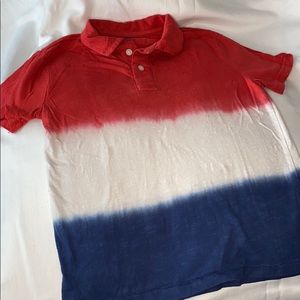 Gymboree dip dye polo shirt